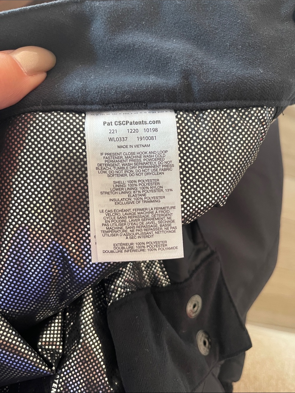 Columbia Womens Black Kick Turner Insulated Pants - Small Regular - Picture 15 of 15